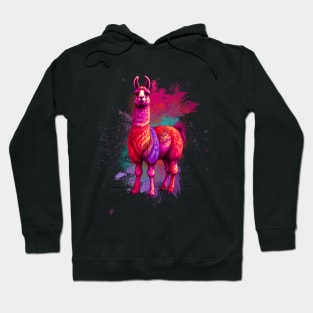 Colorful Llama Hoodie